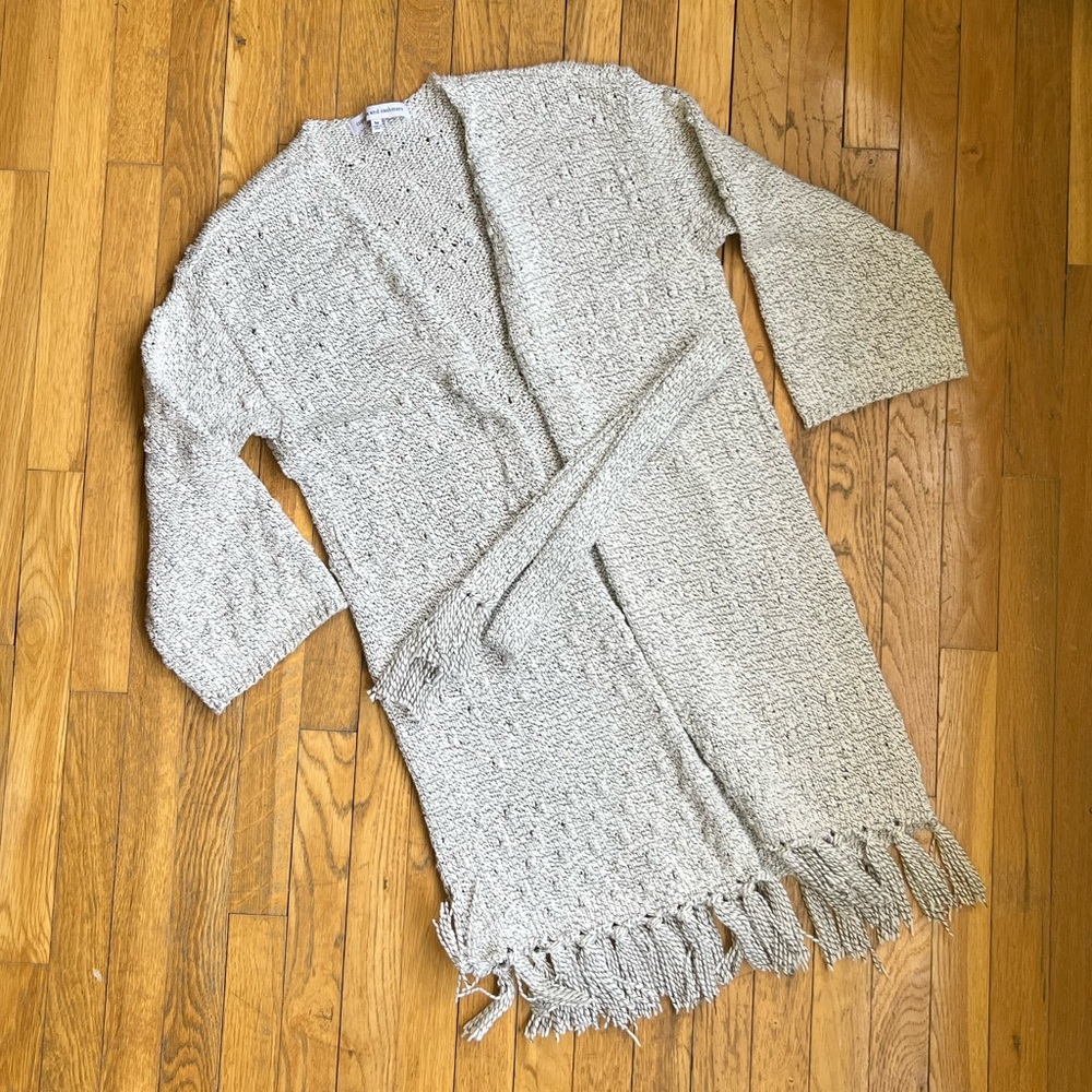 Cupcakes and Cashmere black/white sweater cardigan in size M